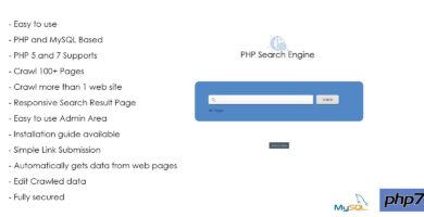 PHP Search Engine – MySQl based Simple Site Search
