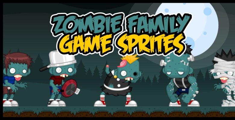 Zombie Family – Game Sprites