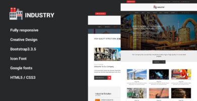 Industry – HTML Template