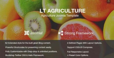 LT Agriculture – Responsive Joomla Template