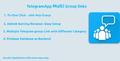 Telegram Multi Group Links – Android Source Code