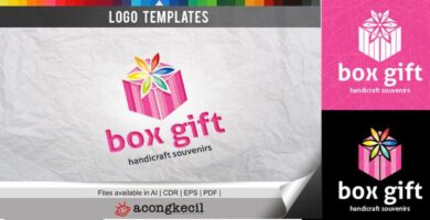 Box Gift – Logo Template