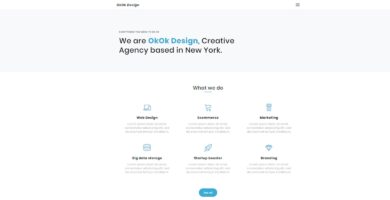 OkOK Design HTML5 Creative Portfolio Template