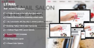 LT Nail – Premium Private Joomla Salon Template