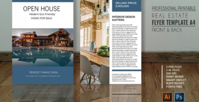Professional Real Estate Flyer – Print Templates