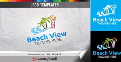 Beach – Logo Template