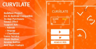 Curvilate – Buildbox Game Template