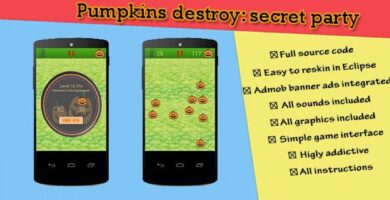 Pumpkins destroy – Android Game Source Code