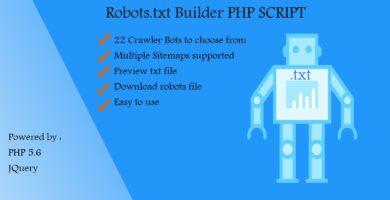 Robots.txt Builder – PHP Script
