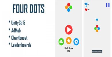 Four Dots – Unity Game Source Code