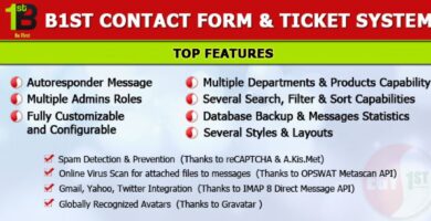 PHP Contact Form & Ticket Systerm