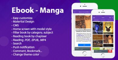 Ebook Manga – iOS App Template