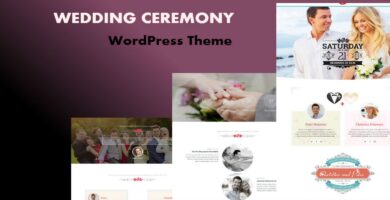Wedding Ceremony – WordPress Theme