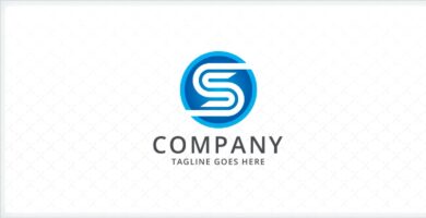 Letter S or SS Logo