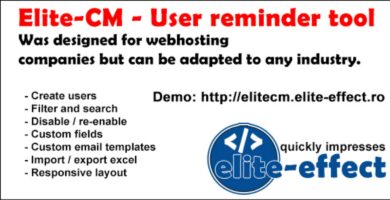 Elite-CM – User Reminder Tool