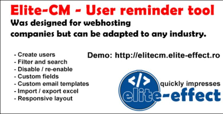 Elite-CM – User Reminder Tool