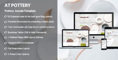 AT Pottery – Pottery Joomla Template