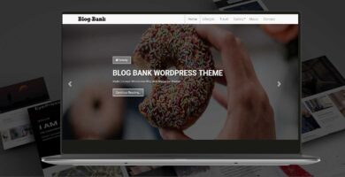Blog Bank WordPress Theme