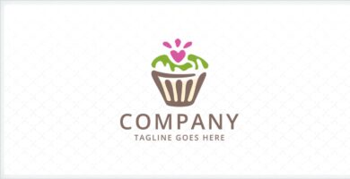 Cupcake Logo Template