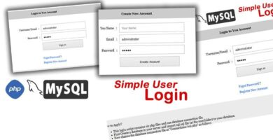 Simple User Login – PHP Script