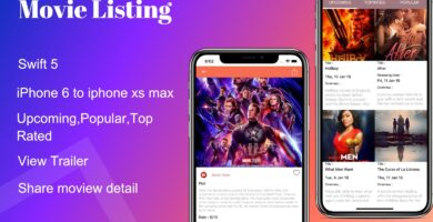 Movie Listing – iOS Source Code