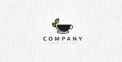 Green Tea Logo Template