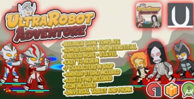 UltraRobot Adventure – Buildbox Template