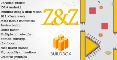 Zig Zag – Buildbox Game Template