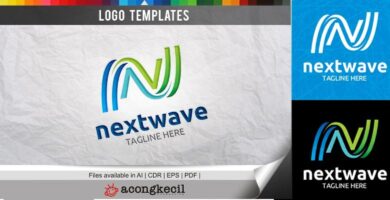 Next Wave – Logo Template