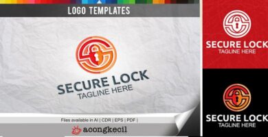Lock Secure – Logo Template