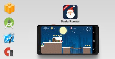Santa Runner –  Buildbox Template