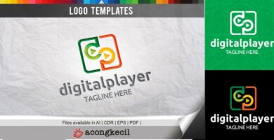Digital Player – Logo Template