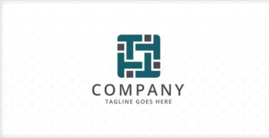 Letter T Webbing – Logo Template
