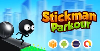 Stickman Runner Parkour – Template Buildbox