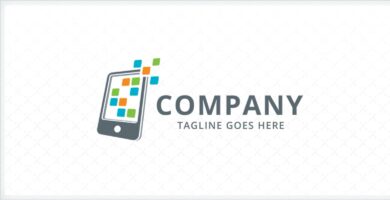 Phone Apps Logo Template