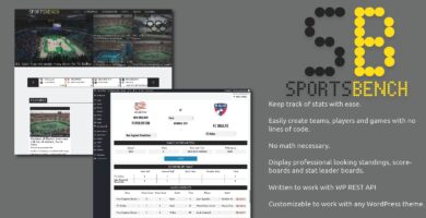 Sports Bench – WordPress Sports Stats Plugin
