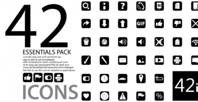 42 Icons – Essential Pack of Icons for Websites
