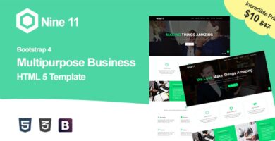 Nine11 – Digital Agency HTML5 Template
