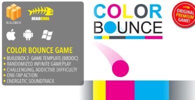 Color Bounce – BuildBox Game Template