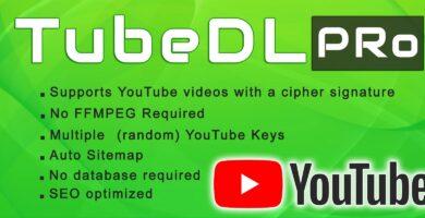 Tubedl Pro – Youtube Video Downloader PHP