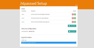 htaccess Security PHP Script