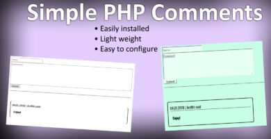 Simple PHP Comments