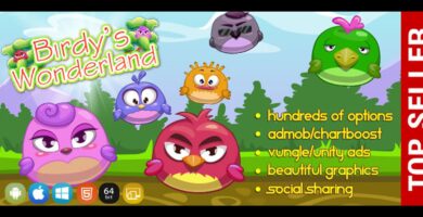 Birds Wonderland – Unity Game Template