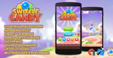 Switcle Candy – iOS Xcode Game Template