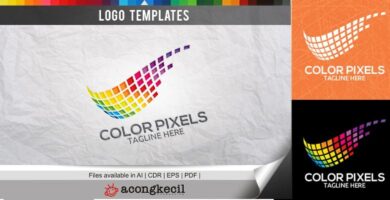 Color Pixels – Logo Template