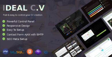 Ideal CV – CMS For Managing CV