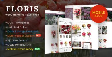 Floris – WooCommerce Flower Shop WordPress Theme
