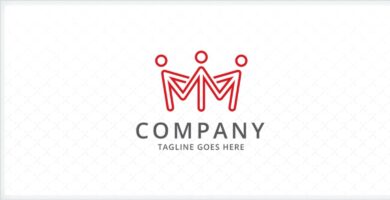 People Crown – Logo Template