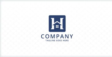 Letter H – Home Logo
