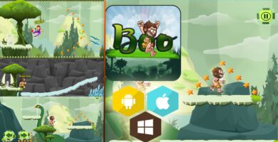 Boo Caveman – Buildbox Template